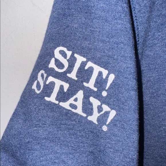 The Stray Dog Michigan sweatshirt small 3/4 zip fleece interior soft unisex - Picture 3 of 4